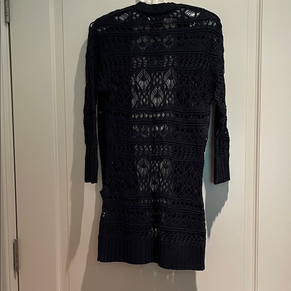 NWT Lucky Brand Crochet Cardigan XS - Picture 3 of 15